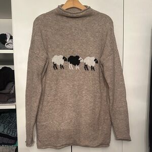 Cozy Sheep Pattern Sweater